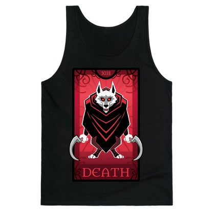 Death Wolf Tarot Tank Top