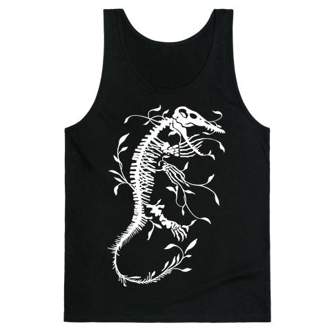 Floral Dinosaur Mosasaur Tank Top