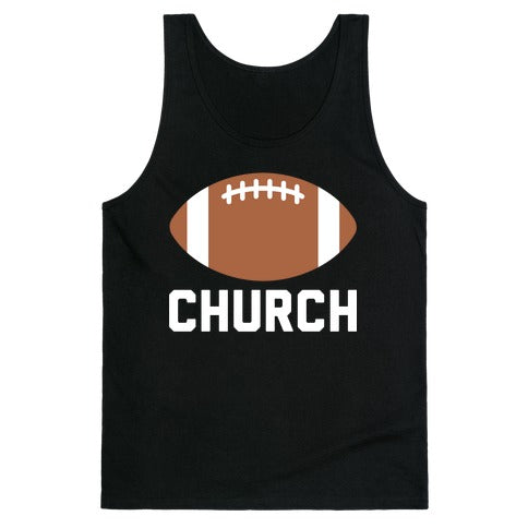 Football Church Tank Top