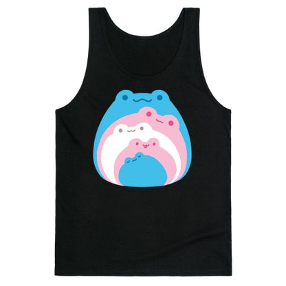 Frogs In Frogs In Frogs Trans Pride Tank Top