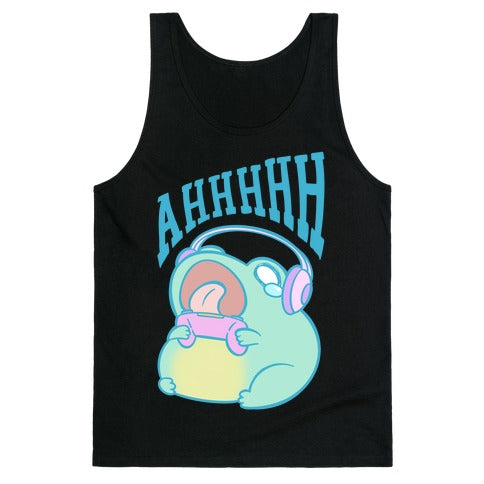Gamer Frog Scream Tank Top