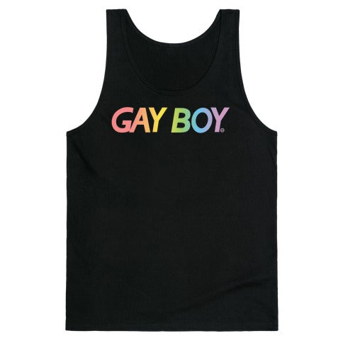 GayBoy Gameboy Parody Tank Top