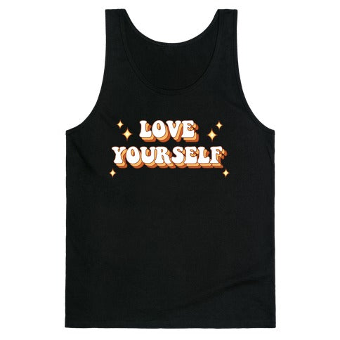 Love Yourself (groovy) Tank Top