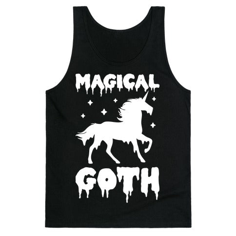 Magical Goth Unicorn Tank Top