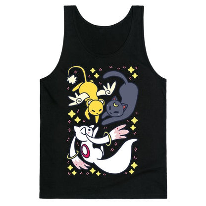 Magical Mascots - Luna, Kero and Kyubey Tank Top