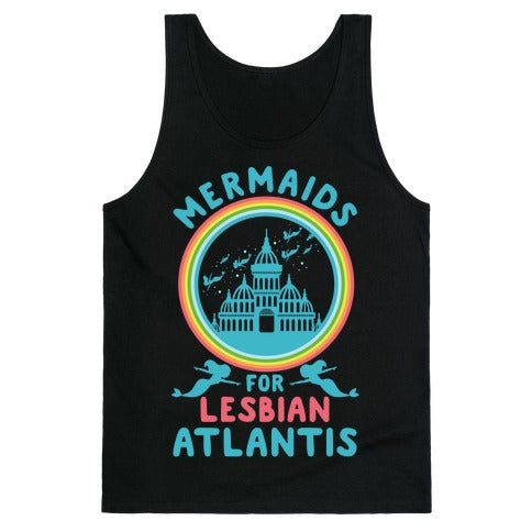 Mermaids For Lesbian Atlantis Tank Top