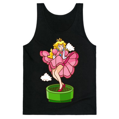 Plumbers Prefer Blondes (Peach Pin-up) Tank Top