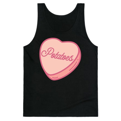 Potatoes Candy Heart Tank Top