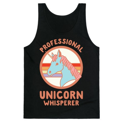 Professional Unicorn Whisperer Tank Top