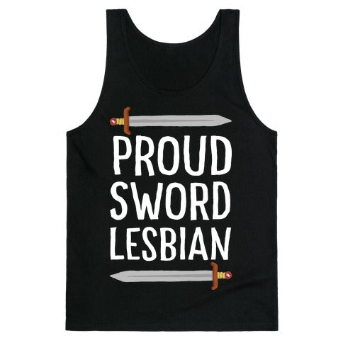 Proud Sword Lesbian Tank Top
