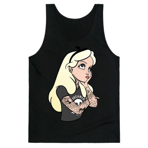 Punk Alice Parody Tank Top