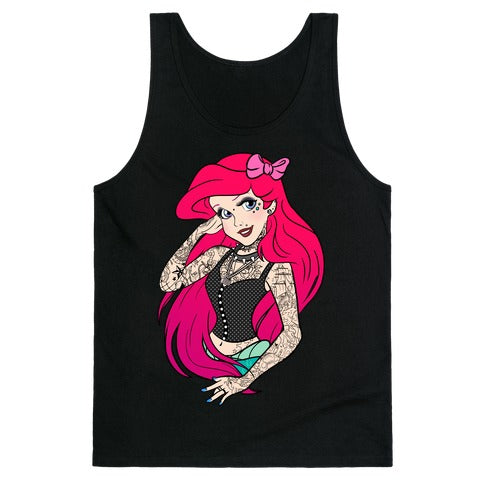 Punk Ariel Parody Tank Top