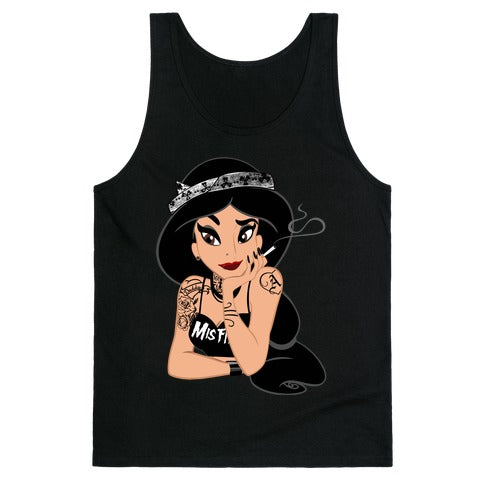 Punk Rock Princess Parody Tank Top