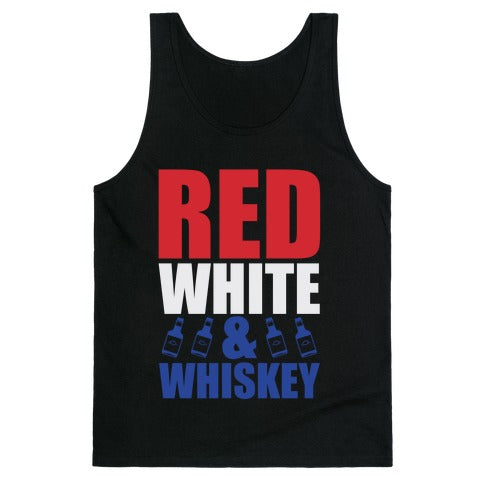 Red, White, & Whiskey Tank Top