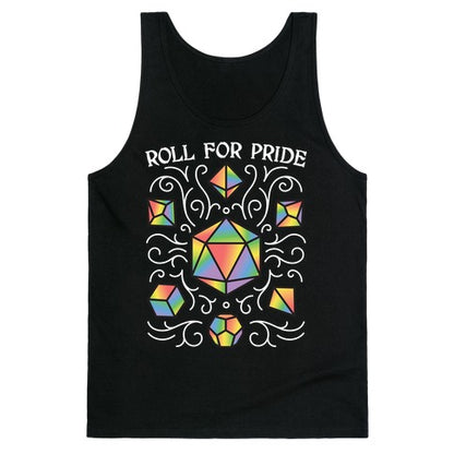 Roll For Pride DnD Dice Tank Top