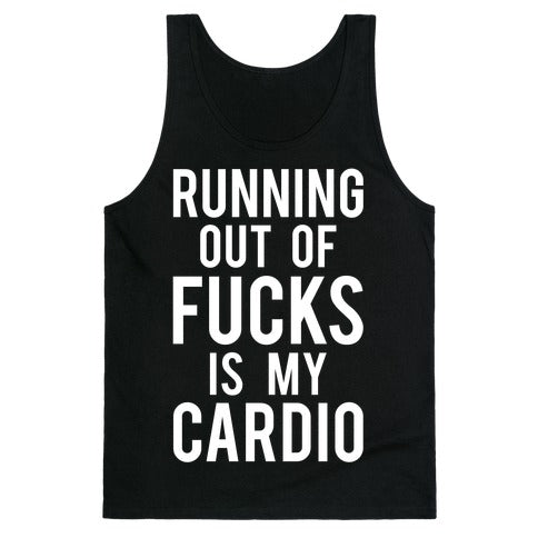 Running Out Of Fucks Tank Top