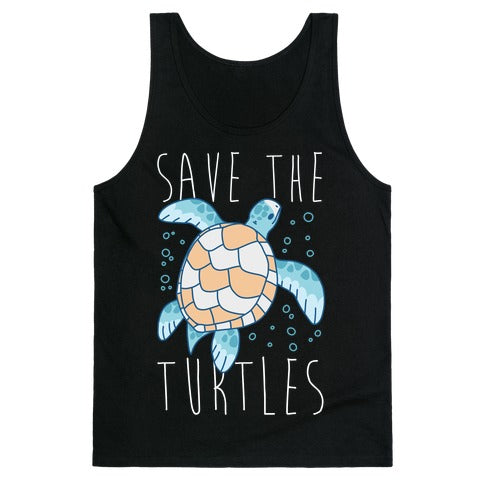 Save the Turtles Tank Top