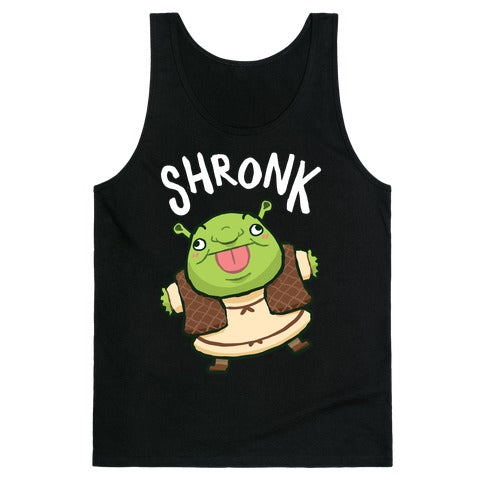 Shronk Derpy Shrek Tank Top