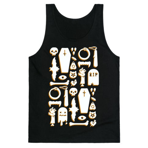 Simple Halloween Pattern Tank Top