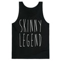 Skinny Legend White Print Tank Top