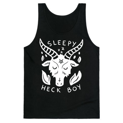 Sleepy Heck Boy Satan Tank Top