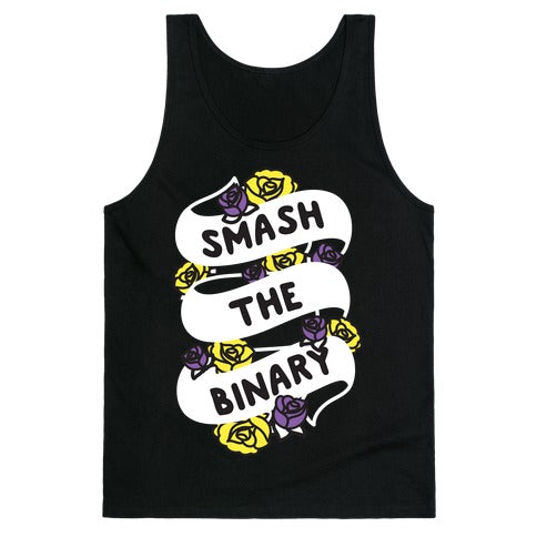 Smash The Binary Ribbon Tank Top