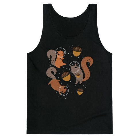 Squirrels In Space Tank Top