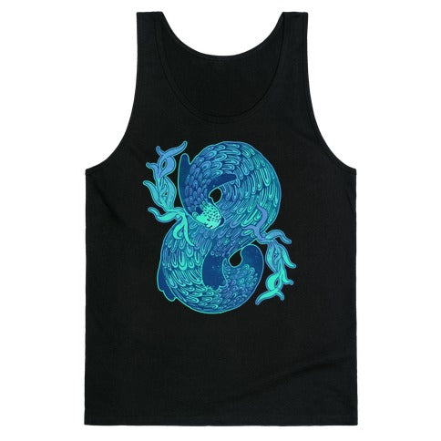 Swirling Wave Otter Tank Top
