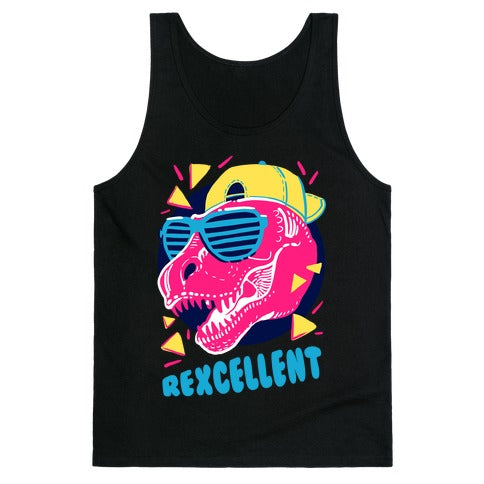 T-Rexcellent 90's Dinosaur Tyrannosaurus Tank Top