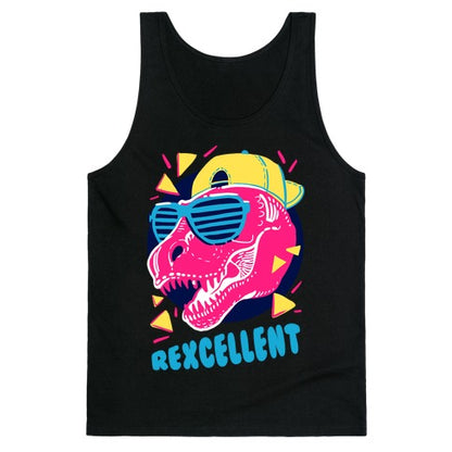T-Rexcellent 90's Dinosaur Tyrannosaurus Tank Top