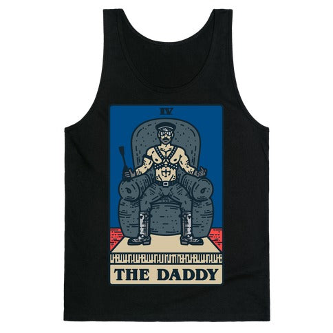 The Daddy Tarot Card Parody Tank Top