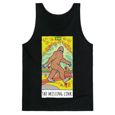 The Missing Link Bigfoot Tarot Tank Top