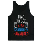 TIME TO GET STAR SPANGLED HAMMERED ( RED, WHITE, BLUE) Tank Top