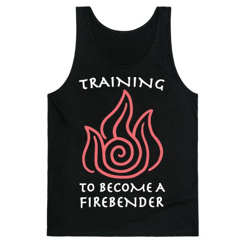 Training to Become A Firebender Tank Top