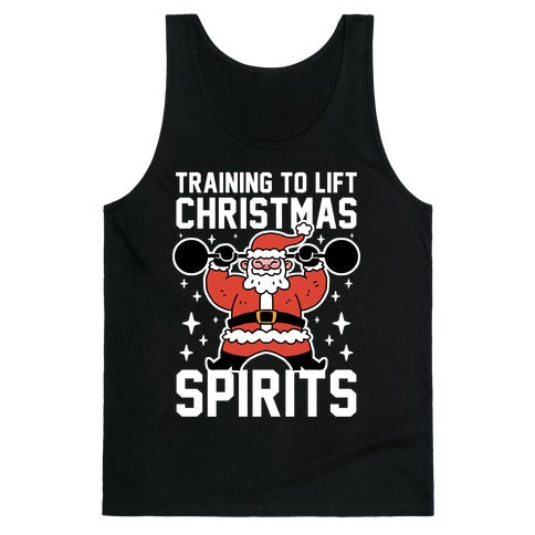 Training To Lift Christmas Spirits Tank Top