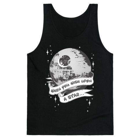 When You Wish Upon A Death Star Tank Top