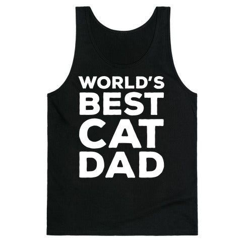 World's Best Cat Dad Tank Top