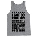 99 Problems (LGBT+) Stars Tank Top
