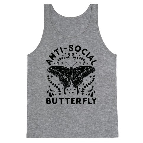 Anti-Social Butterfly Tank Top