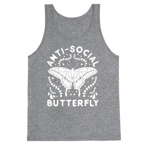 Anti-Social Butterfly Tank Top