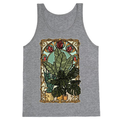 Art Nouveau House Plants Tank Top