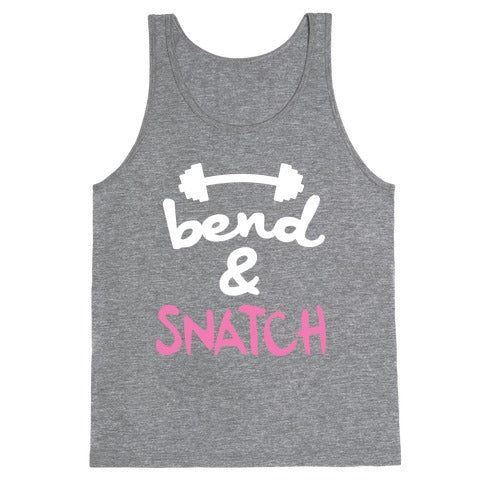 Bend And Snatch (Pink) Tank Top