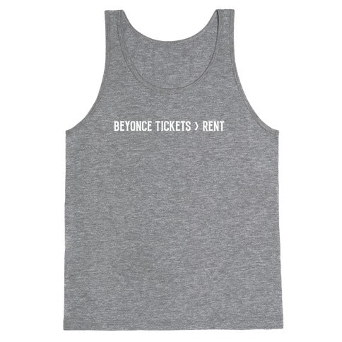 Beyonce Tickets > Rent Tank Top