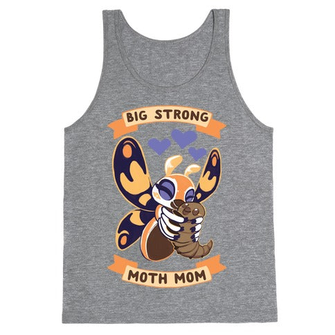 Big Strong Moth Mom Mothra Tank Top