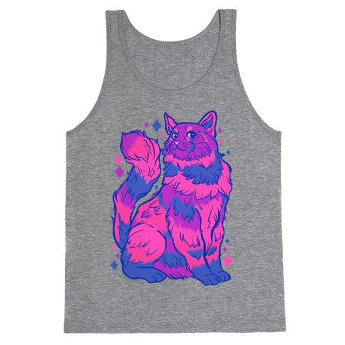 Bisexual Pride Cat Tank Top