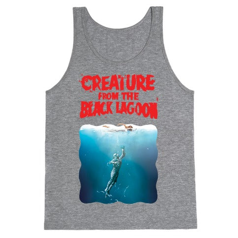 Black Lagoon (Jaws Parody) Tank Top