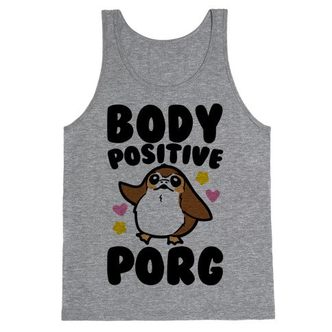 Body Positive Porg Parody Tank Top