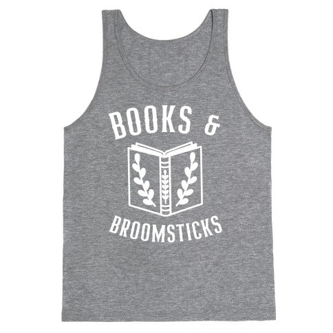 Books And Broomsticks Tank Top
