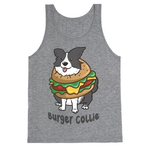 Burger Collie Tank Top