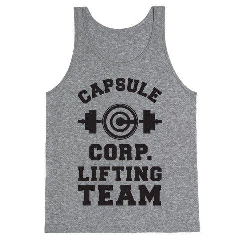 Capsule Corp. Lifting Team Tank Top